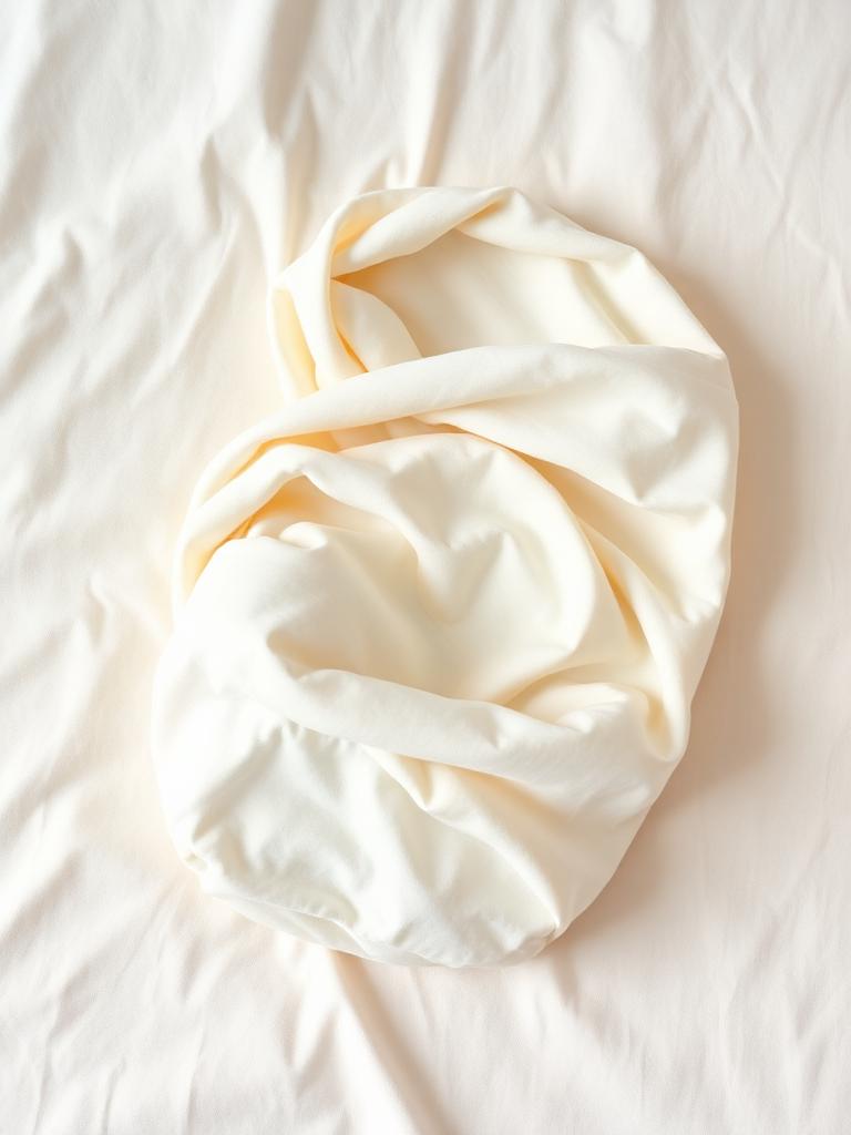 Willow cream muslin swaddle, folded